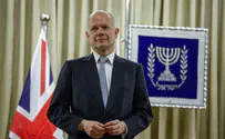 Hague: Israel Losing Support in Britain Because of 'Settlements'