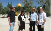 Hotovely Visits Temple Mount on Eve of Wedding