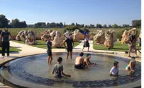 Bathers 'Desecrate' IDF War Memorial