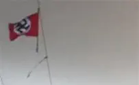 Again: Arabs Fly Nazi Flag Near Road