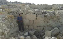 חפירות פלשתיניות במצודת החשמונאים