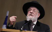 Watch: A Conversation with Former Chief Rabbi