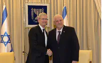Apple's CEO Visits with Reuven Rivlin