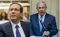 Report: Netanyahu, Herzog Using President to 'Pass Notes'