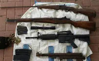 Weapons Cache Exposed Near Hevron