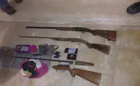 כלי נשק ותחמושת נתפסו בכפר עוג'ה