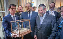 French PM Honored by European Rabbis
