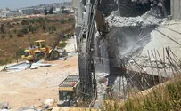 Demolition at Beit El after High Court Ruling