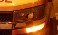 Ambulance Pelted with Rocks in Jordan Valley