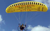 Watch: Glider Raises Tel Aviv Shabbat Observance
