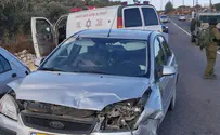 Wife of Shomron Council Head Wounded in Accident Caused by Rocks