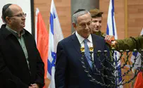 Netanyahu lights Hanukkah candles with IDF