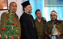 Christian-Arab Israeli soldiers celebrate Christmas