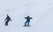 Skiing on the edge of Syria's war