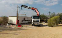 Caravans confiscated from Beit Hogla Farm