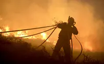 Watch: TV crew rescues farmer trapped in giant wildfire