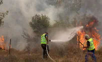 Fire forces evacuation in western Samaria