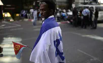 Eritreans in Israel protest regime, celebrate Israeli democracy