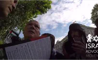 Watch: Israel activists assaulted at London anti-Israel demo