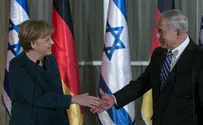 Netanyahu tells Merkel he's concerned over rise in anti-Semitism