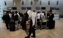 Watch: Breslov hasidim forced to board return flight to London