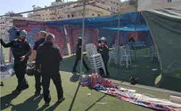 Jerusalem tears down celebration tent for freed terrorist