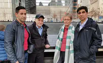 Hadar Goldin’s parents visit 9/11 memorial