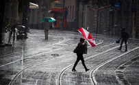 Rain, hail expected in Israel over the weekend