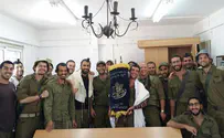 Watch: Soldier celebrates belated Bar Mitzvah
