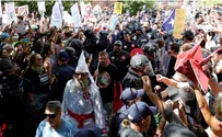 KKK march in Virginia met by throng of counter-protesters