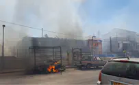 Watch: Fire tears through Tzfat neighborhood, trapping resident