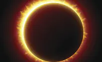 Watch: Solar eclipse captured mid-flight
