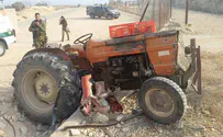 Security fence foils tractor theft