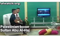 Why did the Palestinian boxer forfeit a match?