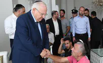 President visits families of Har Adar terror victims