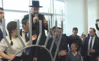 Chief rabbis celebrate Hanukkah with disabled children
