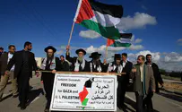 Watch: Leftists slam anti-Zionist Neturei Karta in Ramallah