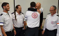 Terror attack victim reunited with MDA rescue team