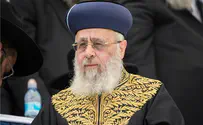Religious Services Minister requests security for Chief Rabbi