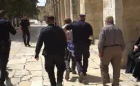 Teen banned from Temple Mount for holding Israeli flag
