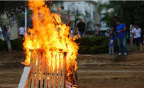 Jerusalem municipality begins dismantling bonfires