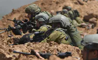 Terrorists set fire to sniper post, IDF responds