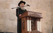 הרב שמחה קוק הוכתר כרב בית הכנסת החורבה