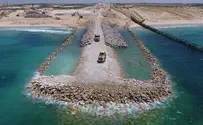 Gaza sea barrier unveiled