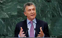 Argentine leader asks UN to remember attacks on Jewish sites