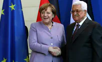Merkel and Abbas express support for 'two-state solution'