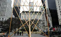 World's largest menorah erected in Manhattan