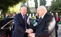 Rivlin meets Moldovan president in Jerusalem