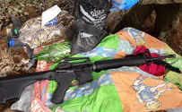 IDF finds illegal M-16 rifle in Arab village