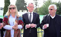 שגריר פולין השתתף בטקס יום השואה